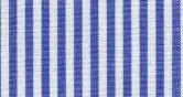100% Cotton, Dark Blue & White Stripe