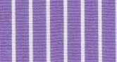 100% Cotton, Dark Lilac & White Stripe