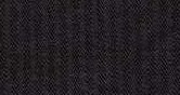 100% Cotton, Black With Narrow Ribbed Self Stripe