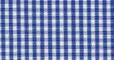 100% Cotton, Fine Light Blue Ginham Check