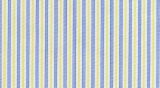 E4330 - 100% cotton, medium weight, White with Blue and Yellow stripe