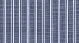 E4334 - 100% cotton, medium weight, Grey with a White and Blue stripe