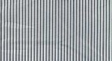 F4339 - 100% cotton, medium weight, White with a Grey stripe